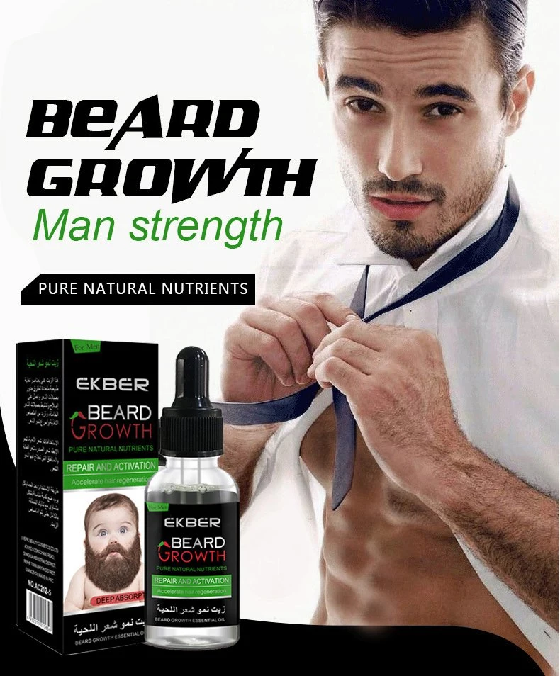 High Quality 100% Pure Natural Organic Hair Growth Essential Oil Best Beard Growth Oil Hair for Men