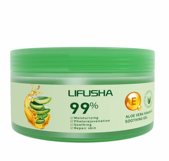 태양 후 얼굴 털 햇볕에 탄 여드름 복구를 위한 유기농 알로에 베라 젤